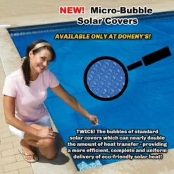Doheny's Supreme Blue 2400 Series Micro-Bubble Solar Cover, 7 Year Warranty, 16x24 Ft Rectangular -Pool Care Sales Shop 01 new micro bubble solar 67