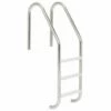 Inter-Fab 3-Tread Stainless Steel Ladder With Cycolac Tread -Pool Care Sales Shop 2176 a sq