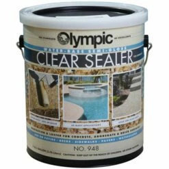 Olympic Clear Sealer, Semi-Gloss Finish