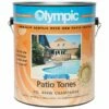 Olympic Patio Tones Deck Coating 1 Gallon, Champagne 1 Olympic Patio Tones Deck Coating 1 Gallon, Champagne -Pool Care Sales Shop 3558 d sq 2019