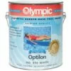 Olympic Optilon Synthetic Rubber Base Paint 1 Gallon, White -Pool Care Sales Shop 3570 d sq 2019