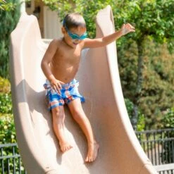 SR Smith Typhoon Pool Slide, Left Turn, Sandstone 16 SR Smith Typhoon Pool Slide, Left Turn, Sandstone -Pool Care Sales Shop 4068 sand april2023b 1