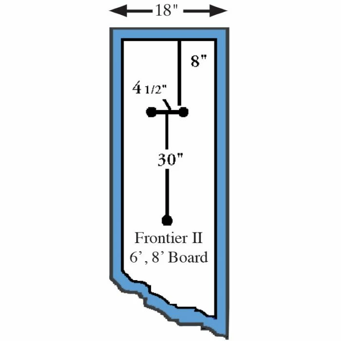 SR Smith Frontier II Replacement Diving Board, 6 Ft, White 6 SR Smith Frontier II Replacement Diving Board, 6 Ft, White - Image 4