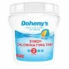 Doheny's 3 In Chlorine Tabs, 10 Lb