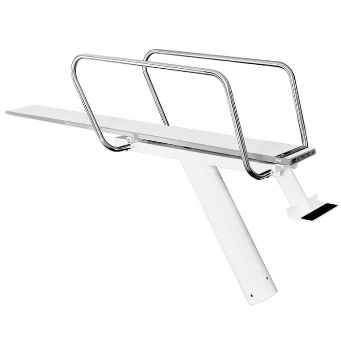 SR Smith Econo-line 1 Meter Stand With 12 Ft Frontier III Diving Board, White 4 SR Smith Econo-line 1 Meter Stand With 12 Ft Frontier III Diving Board, White - Image 2