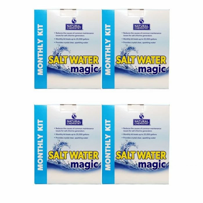 Natural Chemistry Salt Water Magic Kit, 4 Pack 3 Natural Chemistry Salt Water Magic Kit, 4 Pack