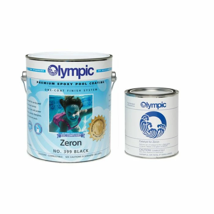 Olympic Zeron Epoxy Pool Coating 1 Gallon, Black 4 Olympic Zeron Epoxy Pool Coating 1 Gallon, Black - Image 2