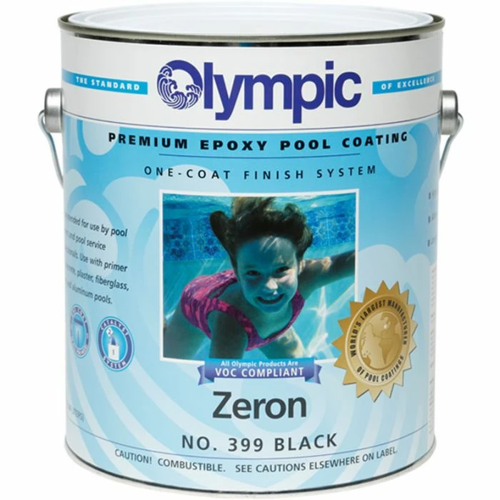Olympic Zeron Epoxy Pool Coating 1 Gallon, Black 3 Olympic Zeron Epoxy Pool Coating 1 Gallon, Black