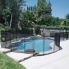 Doheny's Black Removable Pool Protection Fencing, 5x10 Ft Fence Section