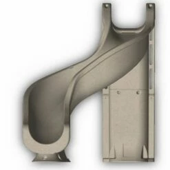 Global Pool Products Rip Tide Pool Slide, Right Turn, Grey -Pool Care Sales Shop 90172 e sq