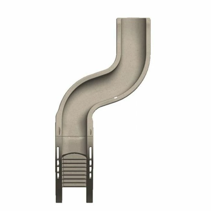 Global Pool Products Rip Tide Pool Slide, Left Turn, Grey 9 Global Pool Products Rip Tide Pool Slide, Left Turn, Grey - Image 7