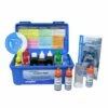 Taylor 2000 Complete Salt Water Test Kit, Free & Total Chlorine, Salt (Sodium Chloride), Total Bromine, PH, Total Alkalinity, Cyanuric Acid, And Calcium Hardness (Hi Range) -Pool Care Sales Shop 91316 a sq