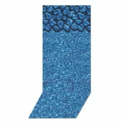 Swimline Overlap Pool Liner, 48-52 In Wall, 16 Ft Round, 25 Gauge, Boulder Swirl