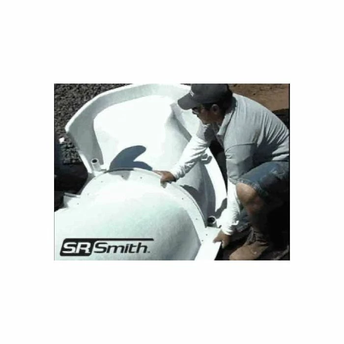 SR Smith BigRide Pool Slide, Left Turn, Silver Gray 4 SR Smith BigRide Pool Slide, Left Turn, Silver Gray - Image 2