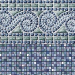 Swimline Beaded Pool Liner, 52 In Wall, 10x15 Ft Oval, 25 Gauge, Indigo -Pool Care Sales Shop indigo square 16
