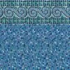 Swimline 16x24 Ft Flat Bottom 25 Gauge Rectangular Pool Liner, Indigo -Pool Care Sales Shop indigo square notxt