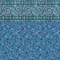 Swimline 12x20 Ft Flat Bottom 25 Gauge Rectangular Pool Liner, Indigo