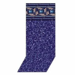 Swimline Beaded Pool Liner, 52 In Wall, 15x30 Ft Oval, 25 Gauge, Pacific Diamond