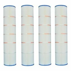 Pleatco Filtration PJAN145-PAK4-EC Pool Filter Cartridge Replacement For Unicel: C-7482-4, Filbur: FC-6415, OEM Part Numbers: A0104100, 4 Pack -Pool Care Sales Shop pjan145 pak4 ec main
