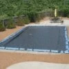 Hi-Tech Micro Mesh Winter Cover For 20x40 Ft Rectangular Pools, 8 Year Warranty, With 14 Water Bags -Pool Care Sales Shop rectmmesh 2