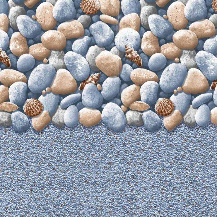 Swimline Overlap Pool Liner, 48-52 In Wall, 16x24 Ft Oval, 25 Gauge, Rock Island 4 Swimline Overlap Pool Liner, 48-52 In Wall, 16x24 Ft Oval, 25 Gauge, Rock Island - Image 2