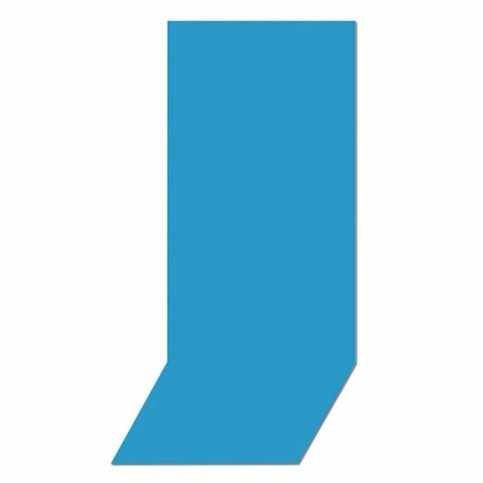 Swimline Overlap Pool Liner, 48-52 In Wall, 12x24 Ft Oval, 25 Gauge, Solid Blue 3 Swimline Overlap Pool Liner, 48-52 In Wall, 12x24 Ft Oval, 25 Gauge, Solid Blue