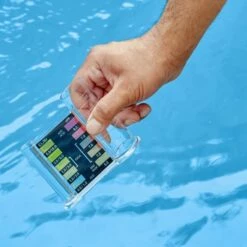 AquaChek Yellow (50) For Free Chlorine, Total Alkalinity, Cyanuric Acid (Stabilizer) & PH, 1 Pack -Pool Care Sales Shop testkitsstep3 1